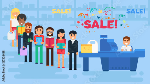 Shopping concept illustration