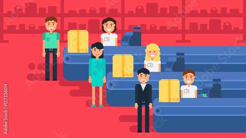 Shopping concept illustration