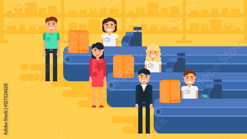 Shopping concept illustration