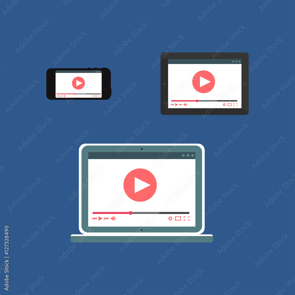 Web Template of Adaptive Video Form Web Template of Adaptive Video Form