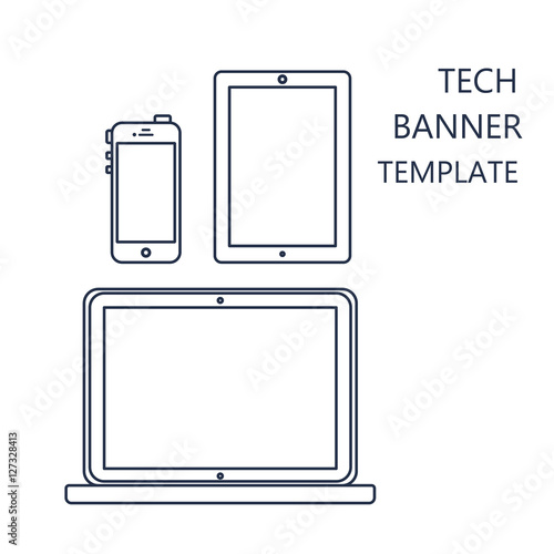 Web Template of Adaptive Site or Article Form
