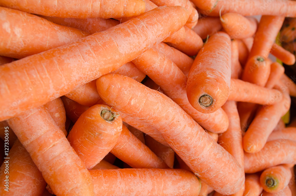 Carrots for sale at city farmers market Carrots for sale at city farmers market