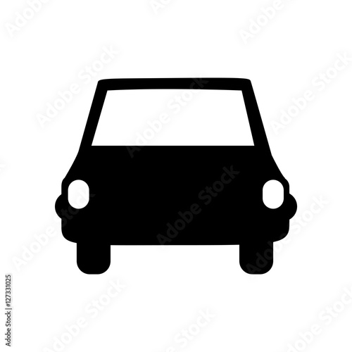 Car vehicle icon. Transportation travel trip and delivery theme. Isolated design. Vector illustration