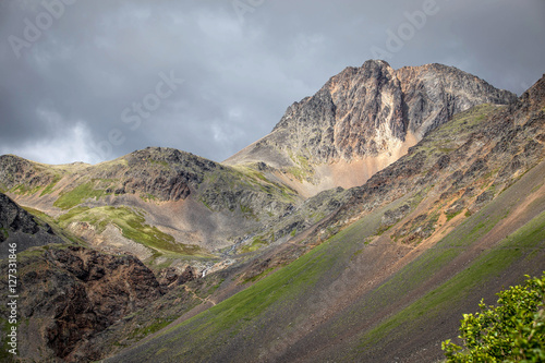 Steep Rocky Alaskan Mountain