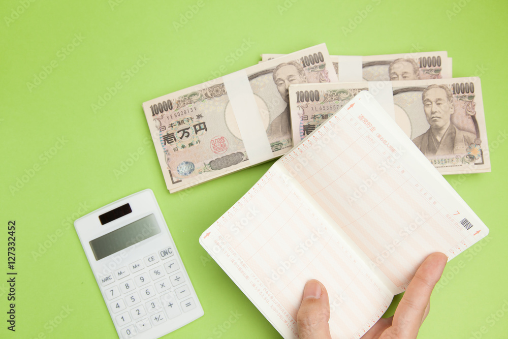 Obraz premium 預金・グリーンバック