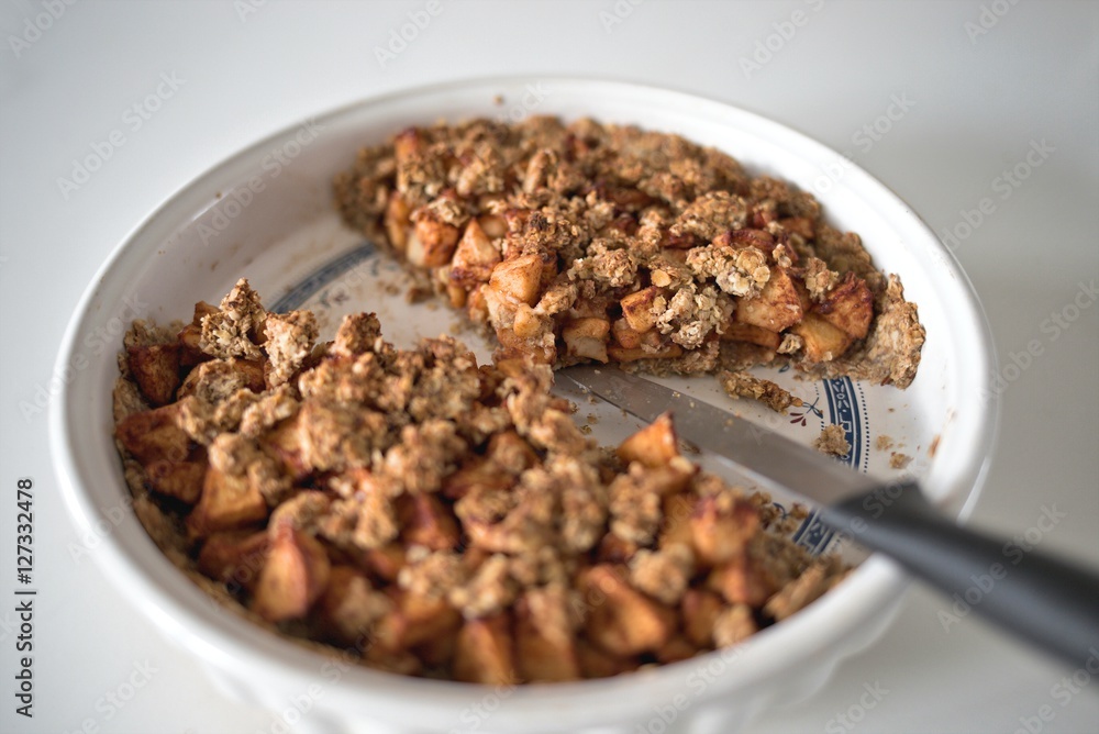 Homemade Apple Pie Dessert. Organic gluten free raw pudding from Homemade Apple Pie Dessert. Organic gluten free raw pudding from