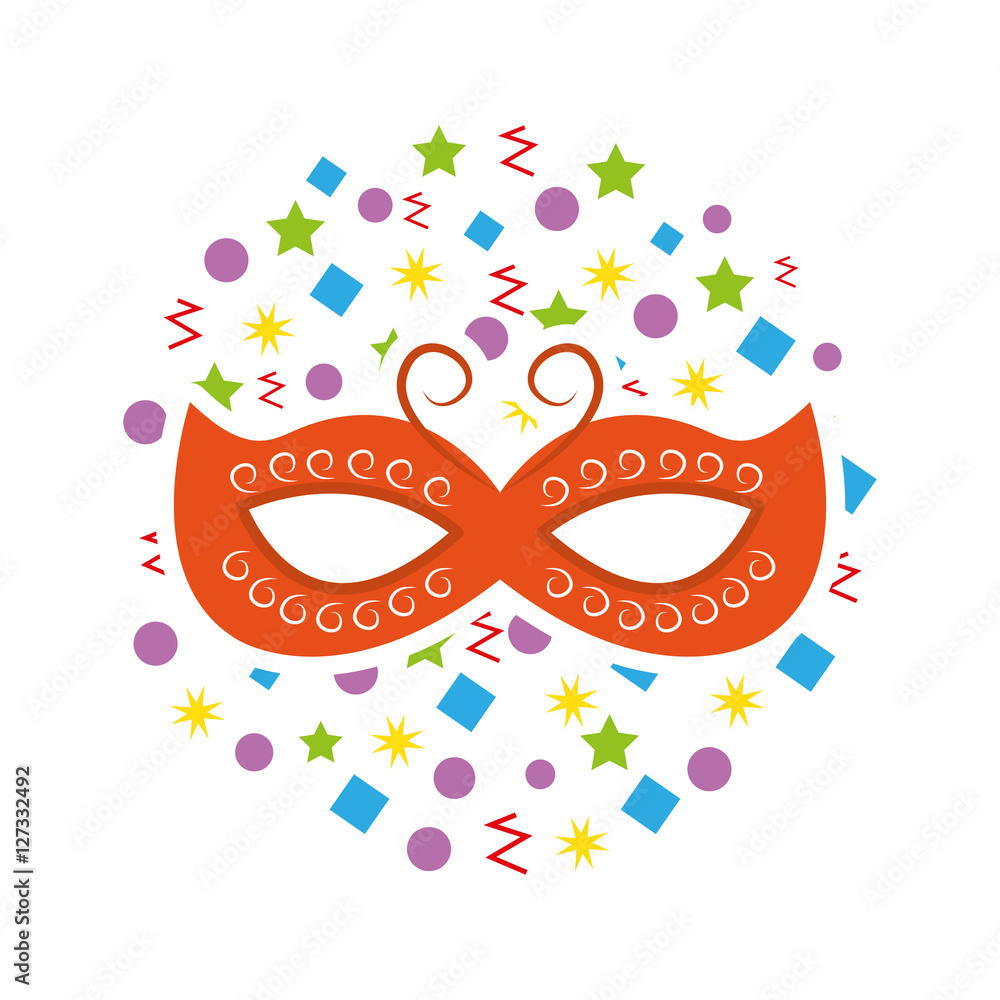 party mask isolated icon vector illustration design party mask isolated icon vector illustration design
