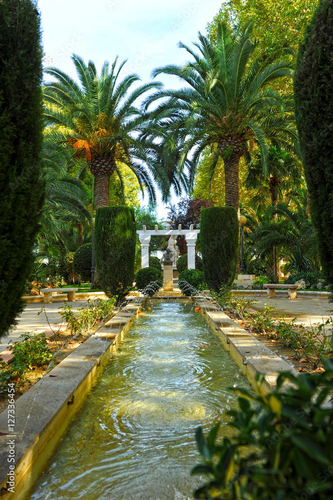 Jardines del Adarve, Priego de Córdoba, España