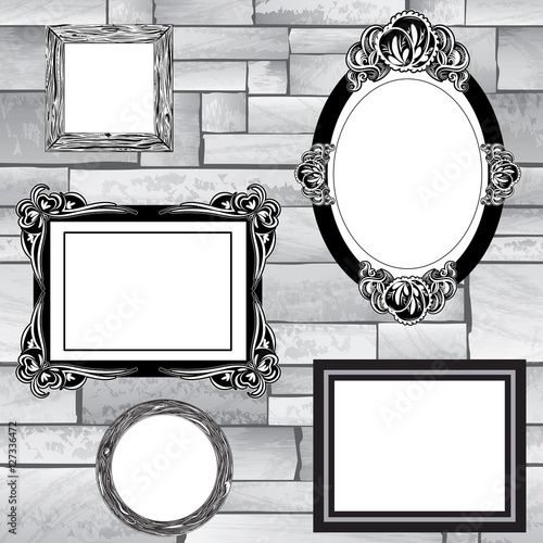 Wall of frames