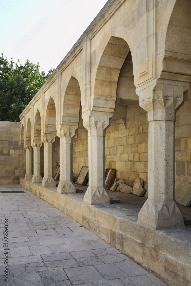 Divankhana in Palace of the Shirvanshahs in Baku. Azerbaijan   