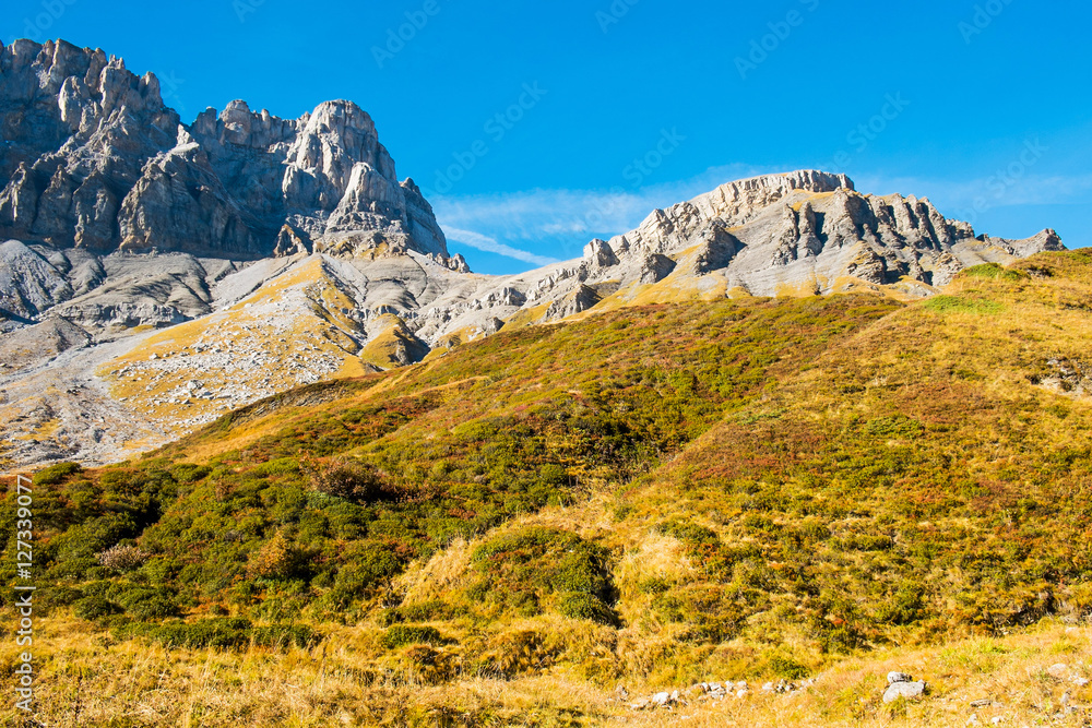 Alps mountains autumn