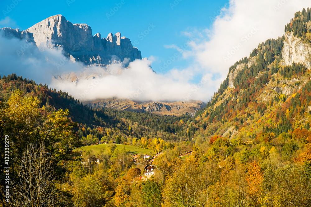 Obraz premium Alps mountains autumn