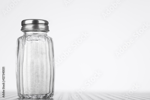 фотографія glass salt shaker