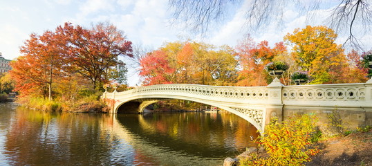 Fototapete New York Herbststimmung im Central Park  © creativefamily