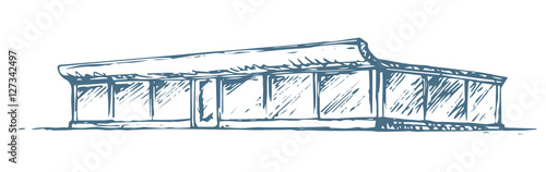 Shop. Vector drawing