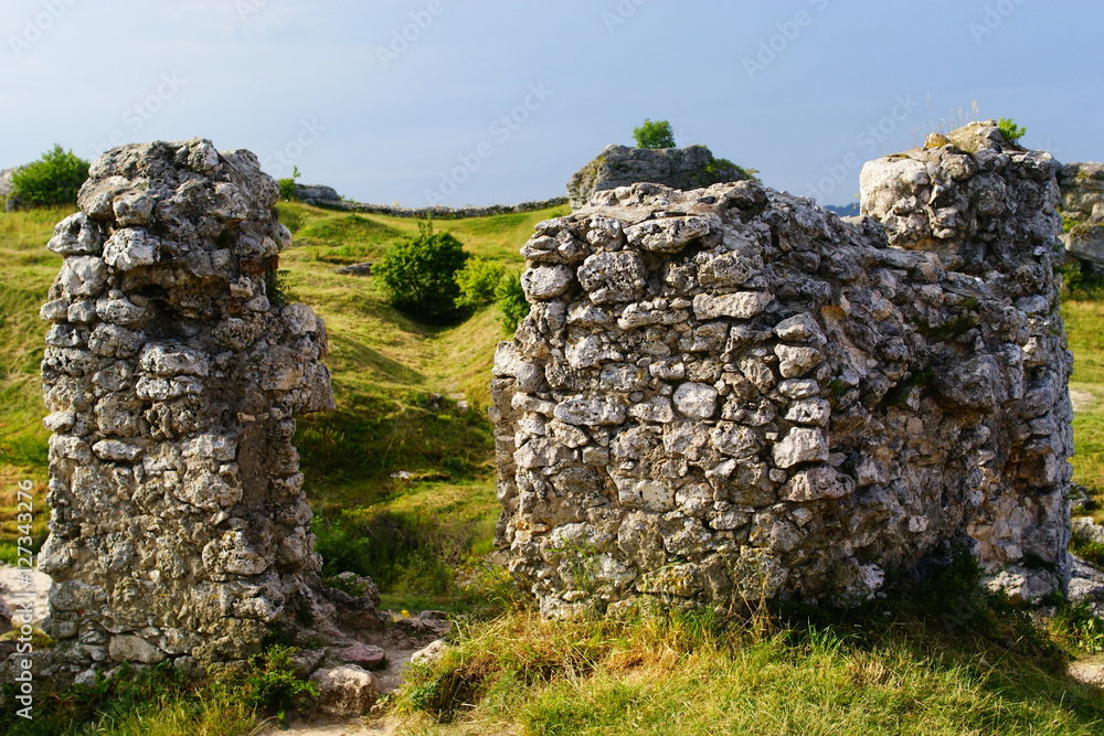 ruiny zamku w Olsztynie