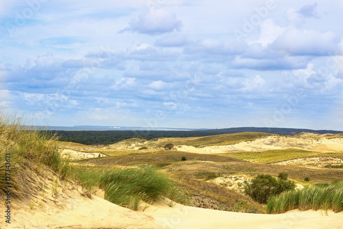 View of Dead Dunes  Nida  Klaipeda  Lithuania.