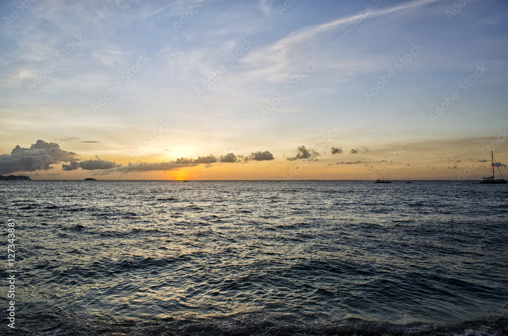 Sunset Over Water