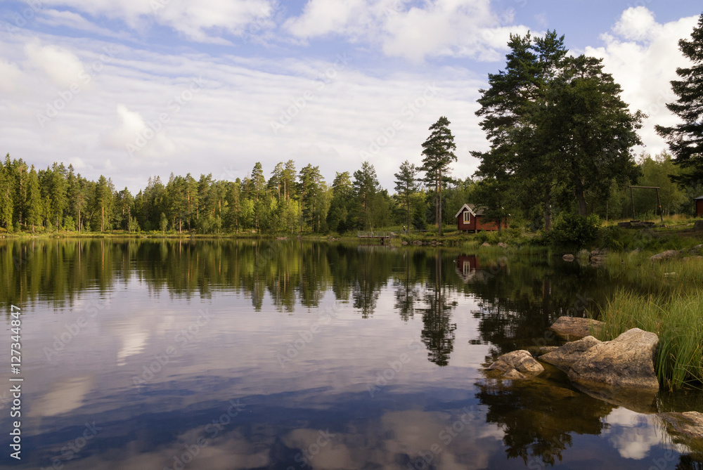 Fototapeta premium Lake near Annaboda