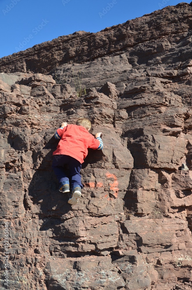 Climbing Kid