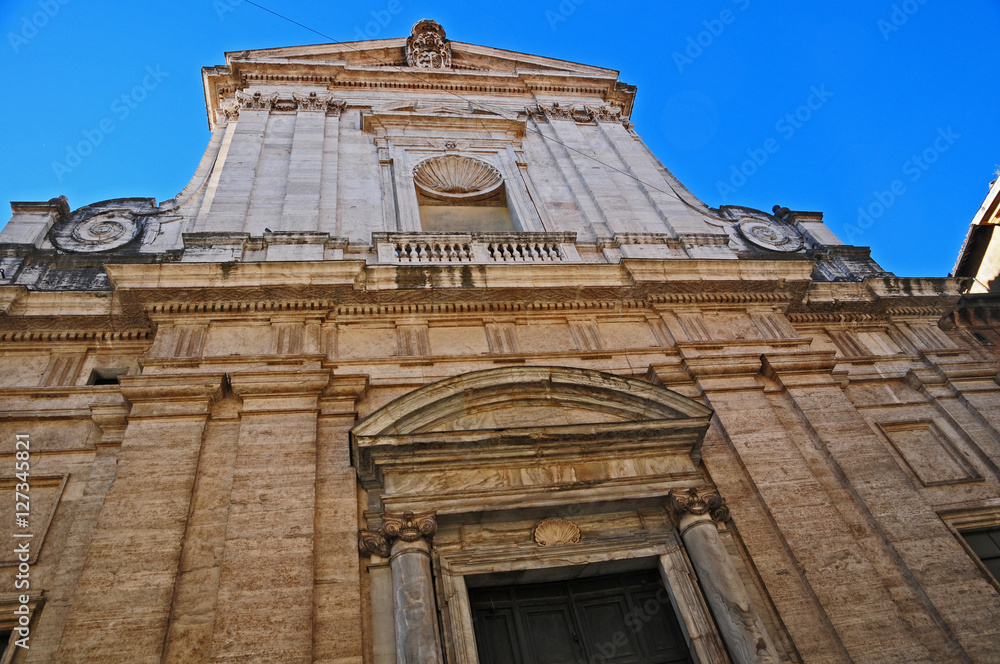 Roma, via del Corso - Chiesa di San Giacomo in Augusta Roma, via del Corso - Chiesa di San Giacomo in Augusta