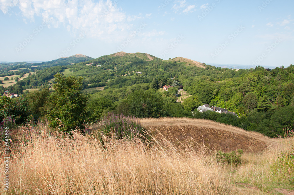 Malvern Hills in the Summertime.

A summertime scene of the Malvern hills in Worcestershire, England.