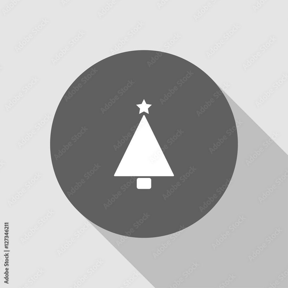 Christmas tree, spruce icon vector illustration Christmas tree, spruce icon vector illustration