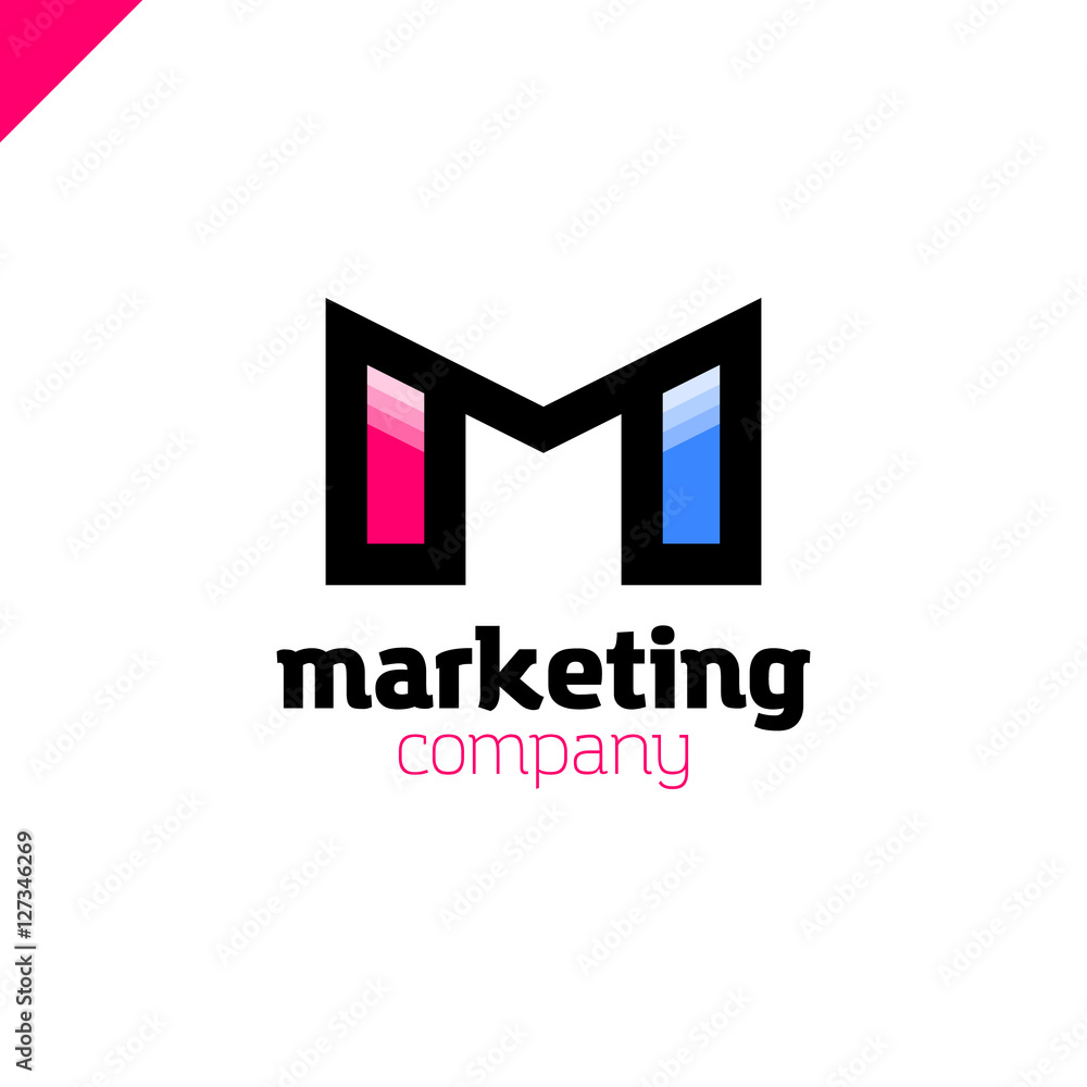 Letter M logo or MM initials two modern monogram symbol, mockup black and white business card emblem Letter M logo or MM initials two modern monogram symbol, mockup black and white business card emblem