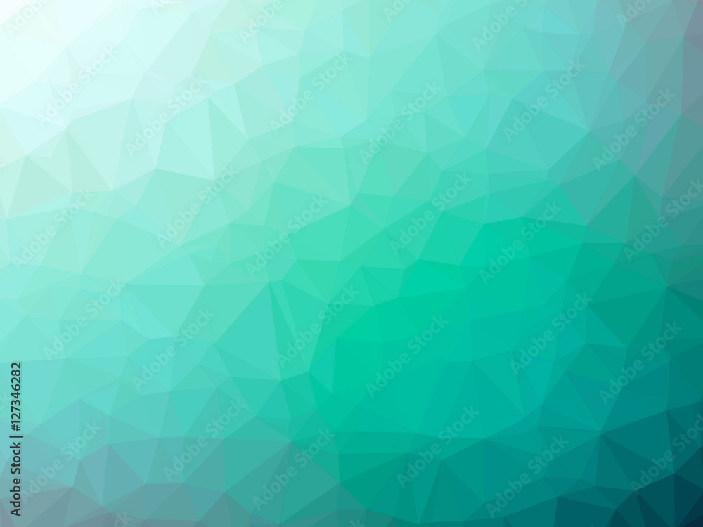 Green teal abstract gradient polygon shaped background Green teal abstract gradient polygon shaped background