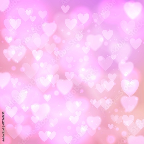 Abstract Bokeh background vector