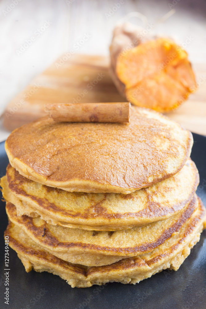 Pancakes of yam Pancakes of yam