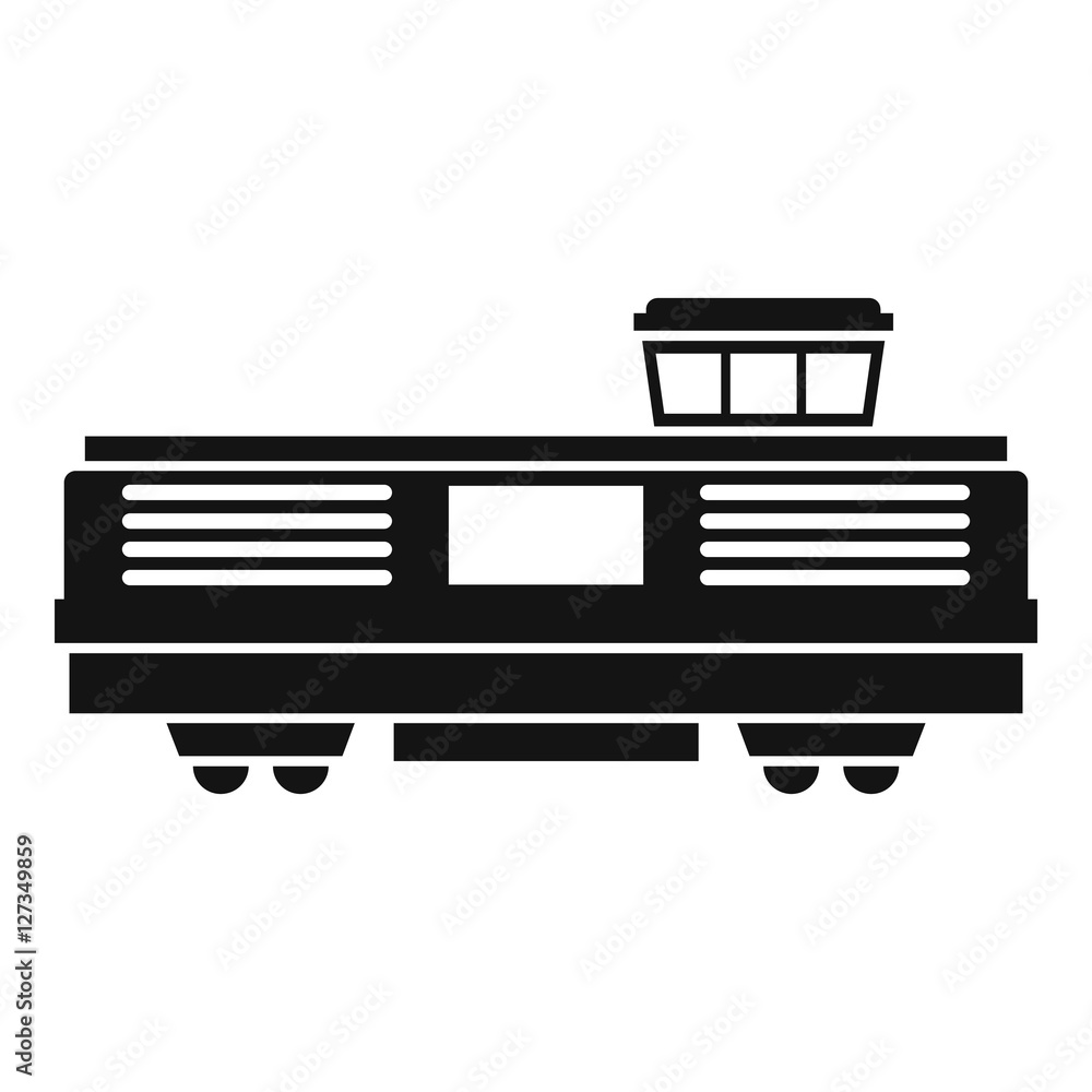 Freight train icon icon. Simple illustration of freight train vector icon for web design