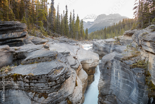 Mistaya Canyon in Banff National Park