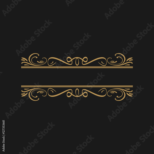 Vintage frame. Retro style frame for poster, banner, or shirt.