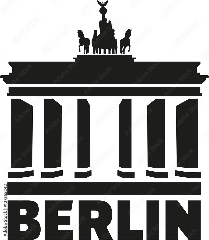 Naklejka premium Berlin Brandenburg Gate