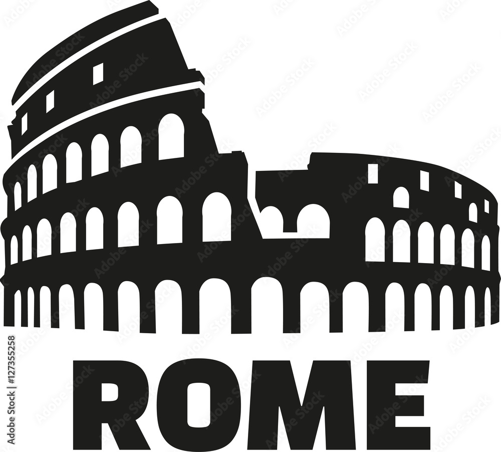 Obraz premium Koloseum rzym niemiecki