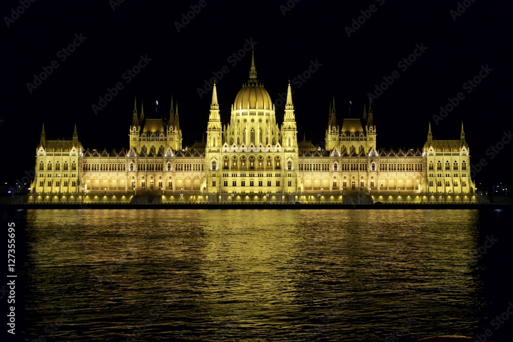 Budapest Parliament night