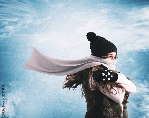Quadro su tela Cold winter