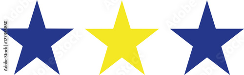 Sweden flag stars