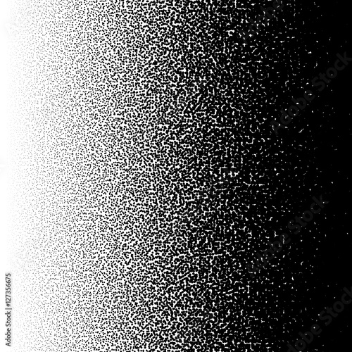 Random halftone, pointillism pattern - Irregular dots abstract m