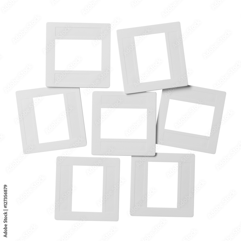 135 slide frames isolated on white background 135 slide frames isolated on white background