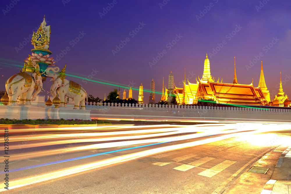The beauty of The Royal Grand Palace (Wat Phra Kaew), Bangkok, Thailand