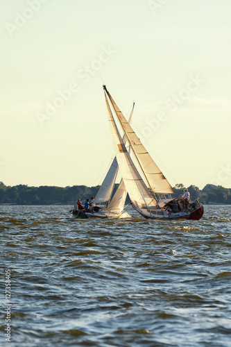 sailbot on a lake