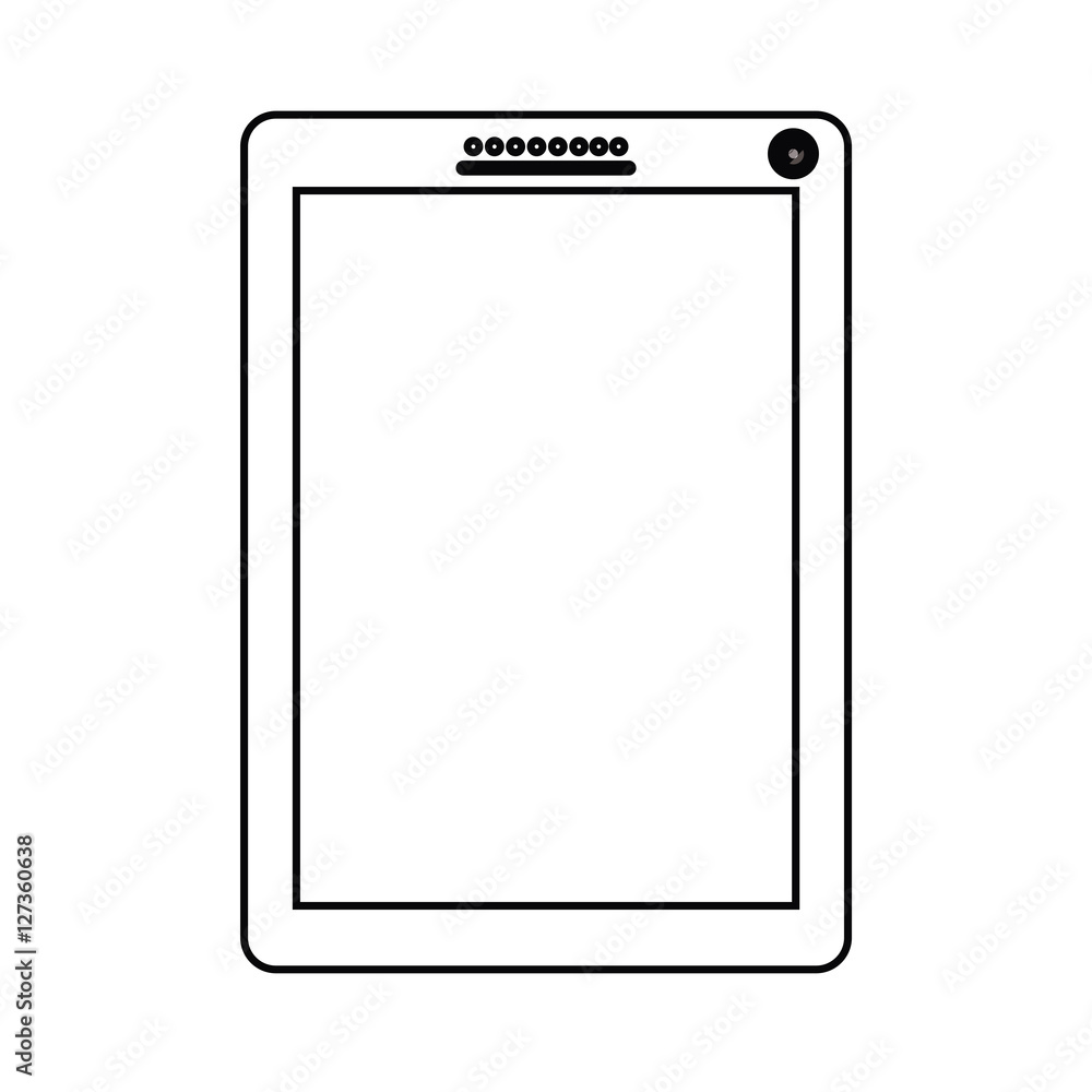 Tablet icon. Device gadget technology and electronic theme. Isolated design. Vector illustration Tablet icon. Device gadget technology and electronic theme. Isolated design. Vector illustration