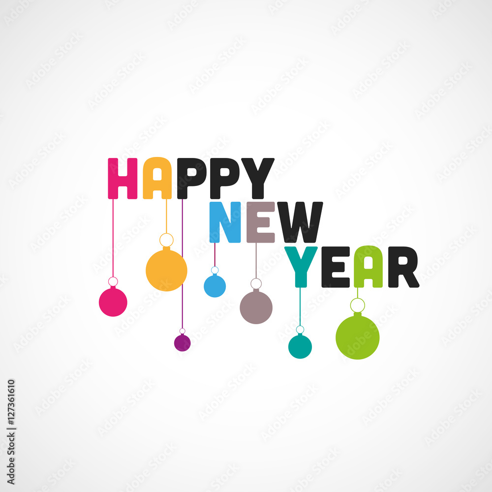 Fototapeta premium happy new year