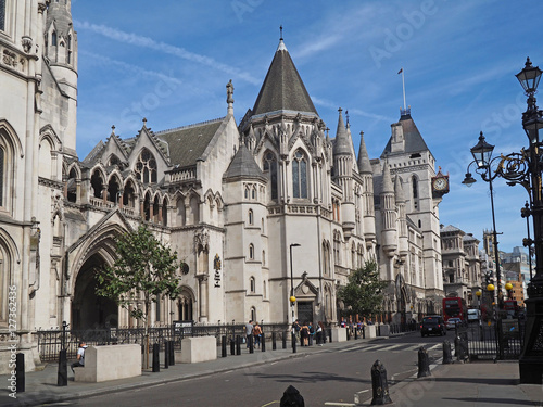 Canvas Print London, Royal Courts of Justice