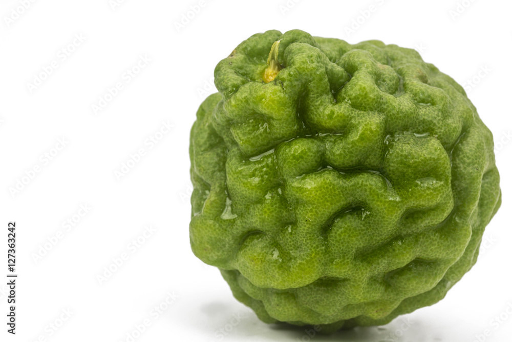Bergamot fruit Isolated on white background. Bergamot fruit Isolated on white background.
