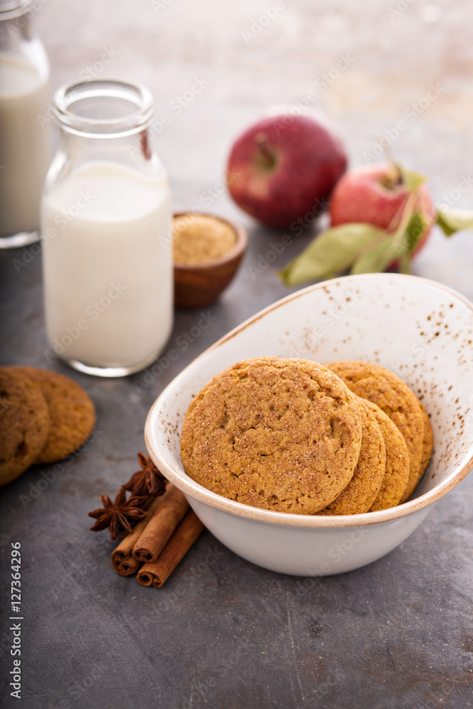 Cinnamon applesauce cookies Cinnamon applesauce cookies