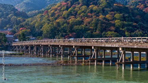 Togetsukyo bridge at Arashiyama, Japan
