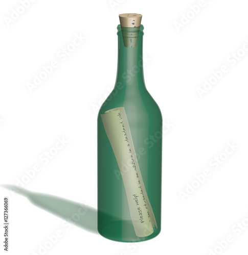 message in  a bottle